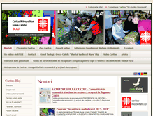Tablet Screenshot of caritas-blaj.ro
